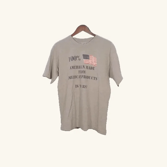 100% American Made from American Products Graphic Tee