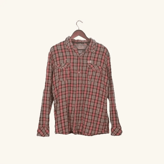 Akoo Flannel Shirt (Red)