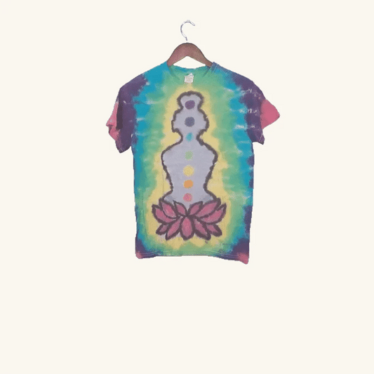 Hand Dyed Chakras Tie Dye Tee