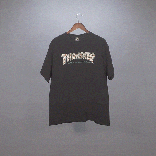 Thrasher Magazine Roses Spellout Graphic Tee