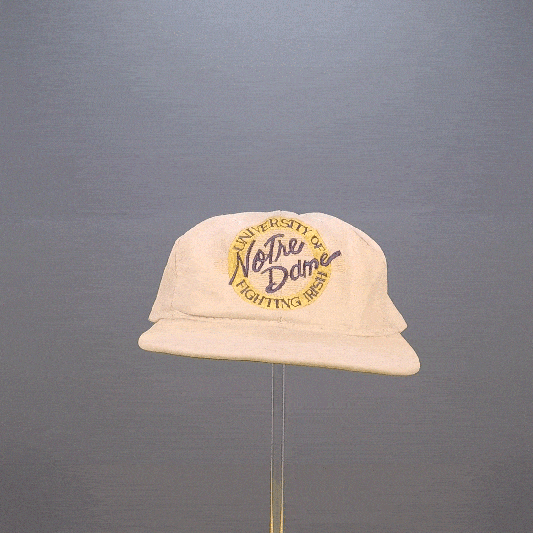 University of Notre Dame Vintage Flatbrim Hat