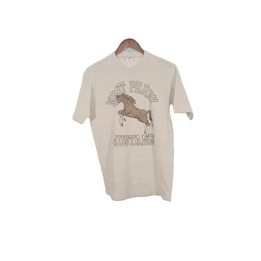 West Perry Mustangs Single Stitch Tee