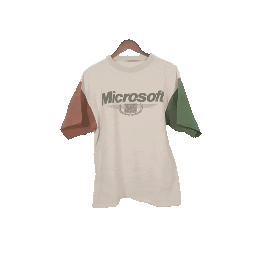 Microsoft Colorblock T-shirt's - Shop Benni's Selection of Vintage and Thrifted Tee's ...