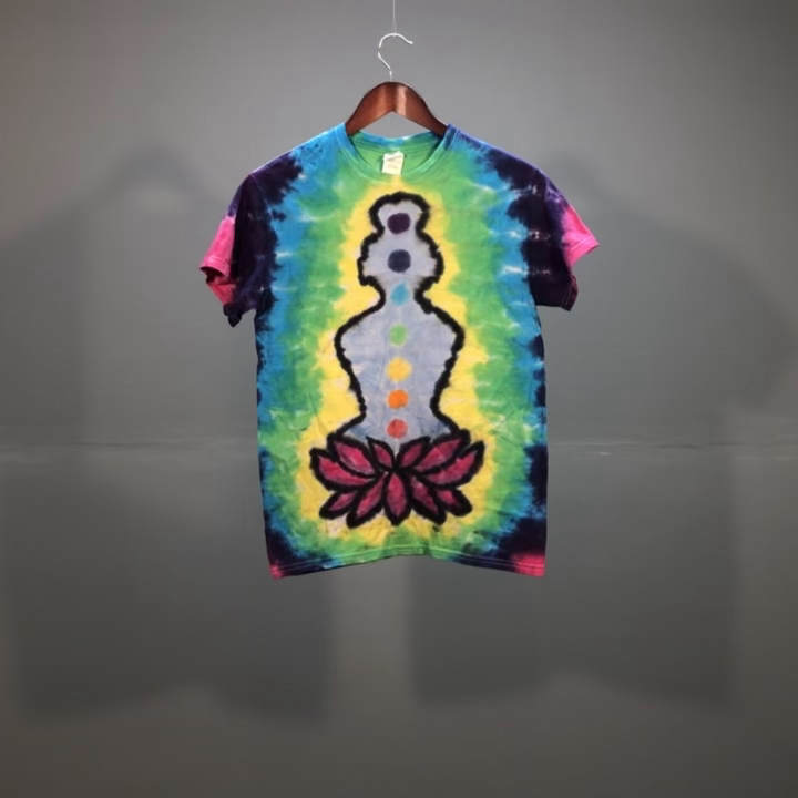 Hand Dyed Chakras Tie Dye Tee